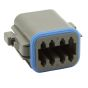 Bulgin Components PLC-PX0100S08AGY Connettore rettangolare Conn Rectangular SKT 8 POS Crimp ST Cable Mount