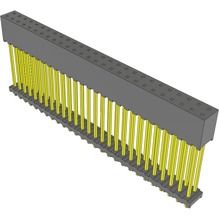 Samtec-ESQT-127-02-G-D-800 Piastre connettori e prese PCB Conn Elevated Socket SKT 54 POS 2mm Solder ST Top Entry Thru-Hole Tube