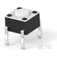 TE Connectivity-1825910-2 Switch Tactile Switch Tactile OFF (ON) SPST Round Button PC Pins 0.05A 24VDC 100000Cycles 1.57N Thru-Hole Loose
