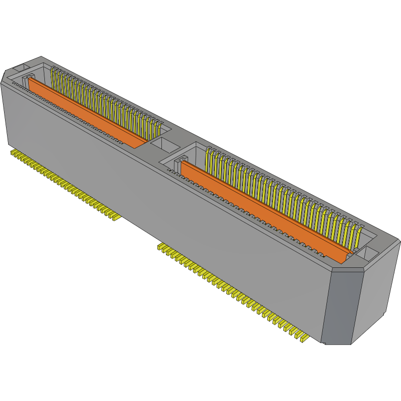 Samtec-QTH-060-02-H-D-A Steckverbinderleisten und Leiterplattenbuchsen Conn Micro High Speed Terminal Strip HDR 120 POS 0.5mm Solder ST Top Entry SMD Tray