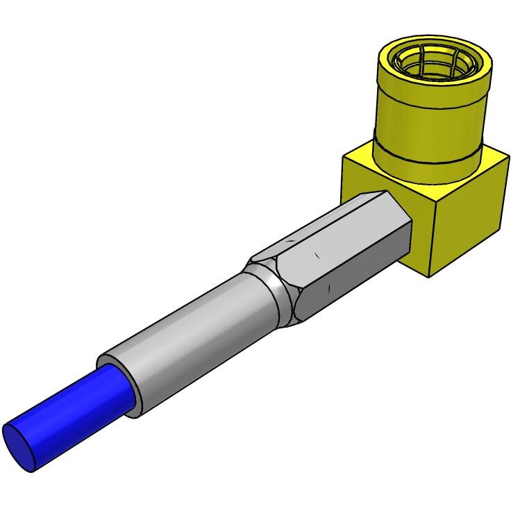 Samtec-SMB7H-P-C-H-RA-CA3 射频连接器 Conn SMB 0Hz to 4GHz 75Ohm Solder RA Cable Mount PL Gold TRUE™ Bulk