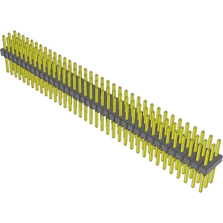 Samtec-TSW-136-22-G-T Steckverbinderleisten und Leiterplattenbuchsen Conn Unshrouded Header HDR 108 POS 2.54mm Solder ST Top Entry Thru-Hole Bulk