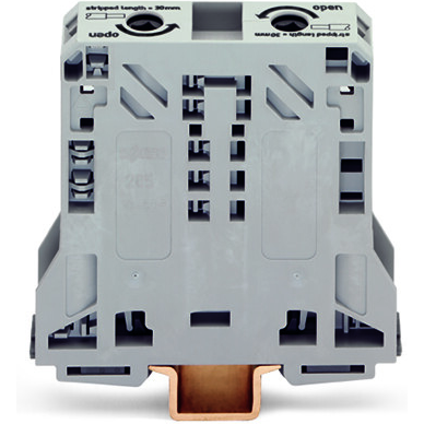 WAGO-285-150 Steckverbinder, Klemmenblöcke Conn Terminal Block 2 POS Push-In Cage Clamp T DIN Rail 150A CAGE CLAMP® Box