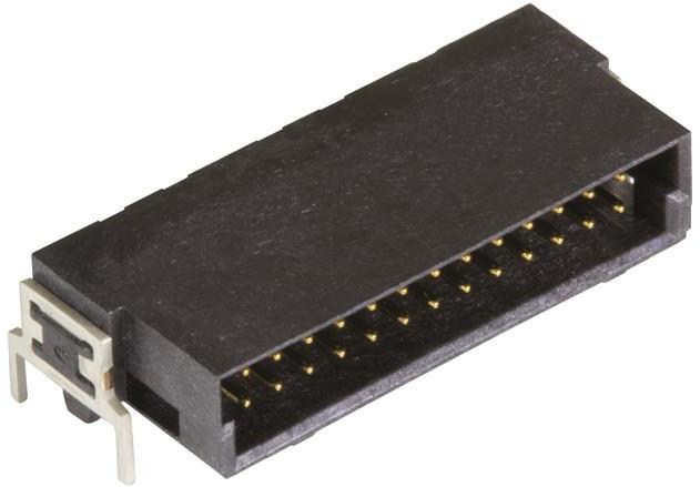 HARTING Technology Group-15150802401000 Connector Headers and PCB Receptacles Conn Shrouded Header (4 Sides) HDR 80 POS 1.27mm Solder RA Side Entry SMD har-flex® T/R