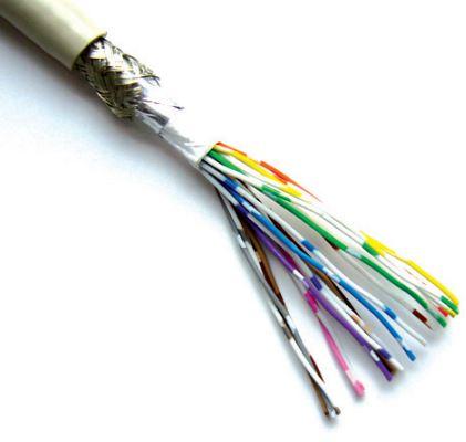 3M-3644B/20SF Kabel, Mehrleiter Shielded Twisted Pair Cable 20Conductors 28AWG 6.1mm 150V Beige 91.44m Box