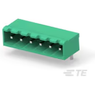 TE Connectivity-2350513-6 Steckverbinderleisten und Leiterplattenbuchsen Conn Shrouded Header (4 Sides) HDR 6 POS 5mm Solder RA Side Entry Thru-Hole Box