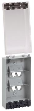 Panduit-CFPWR4CIG Accesorios del conector Mini-Com 4 Position Water Resistant Faceplate
