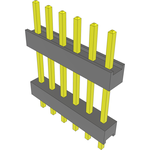 Conn Board Stacker HDR 6 POS 2.54mm Solder ST Top Entry Thru-Hole Bulk