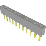 Conn Socket Strip SKT 11 POS 2mm Solder ST Top Entry Thru-Hole TIGER EYE™ Tube