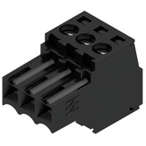 Weidmuller-1615680000 Steckverbinder, Klemmenblöcke Conn Plug-in Terminal Block SKT 3 POS 3.5mm Screw RA Cable Mount 10A Box