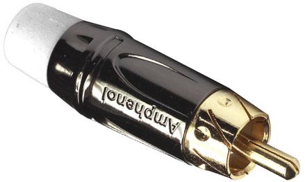 Amphenol-ACPL-CWH Raccordement audio et vidéo Conn RCA PL 2 POS Solder ST Cable Mount 2 Terminal 1 Port