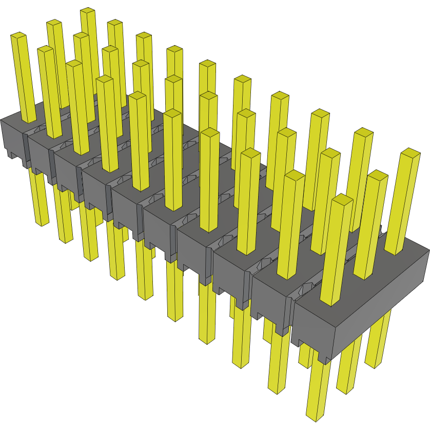 Samtec-HMTSW-110-08-S-T-220 Steckverbinderleisten und Leiterplattenbuchsen Conn Unshrouded Header HDR 30 POS 2.54mm Solder ST Top Entry Thru-Hole Bulk