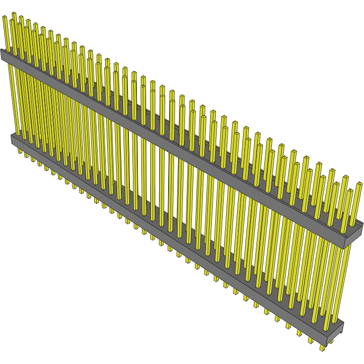 Samtec-DW-36-14-T-D-1000 Steckverbinderleisten und Leiterplattenbuchsen Conn Board Stacker HDR 72 POS 2.54mm Solder ST Top Entry Thru-Hole Bulk
