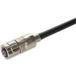 M12 Cable connector Straight Female X-coding Crimp termination LCP Contacts 8 Conductor cross-section 0.08 0.25 mm Rated current 0.5 A Zinc die-cast Screw locking Degree of protection IP65 / IP67 when mated