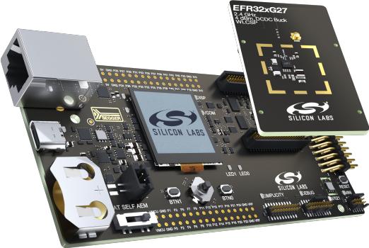 Silicon Labs-XG27-PK6018A RF/Drahtlos-Entwicklungsplatinen und Kits EFR32BG27C320F768GJ39 Bluetooth Development Kit