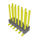 Conn Unshrouded Header HDR 12 POS 2.54mm Solder ST Top Entry SMD Tube