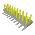 Conn Unshrouded Header HDR 20 POS 2mm Solder ST Top Entry SMD Tube