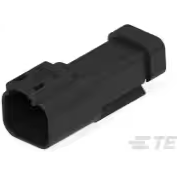 TE Connectivity-DT04-2P-E005 Connector Discrete Wire Housing Conn Housing RCP 2 POS Crimp ST Cable Mount Black Box