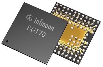 Infineon Technologies AG-BGT70E6327XTSA1 Ricetrasmettitori RF RF Transceiver QPSK 119-Pin WFWLB T/R