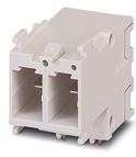 PHOENIX CONTACT-1852859 Steckverbinder, rechteckig Contact insert module, for panel mounting frames, with 90° PCB connection, 2-pos., 400 V / 20 A