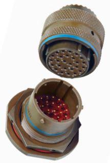 TE Connectivity-JN1003B10-98PN-1 Conector circular Conn Circular PIN 6 POS Crimp ST Flange Mount 6 Terminal 1 Port