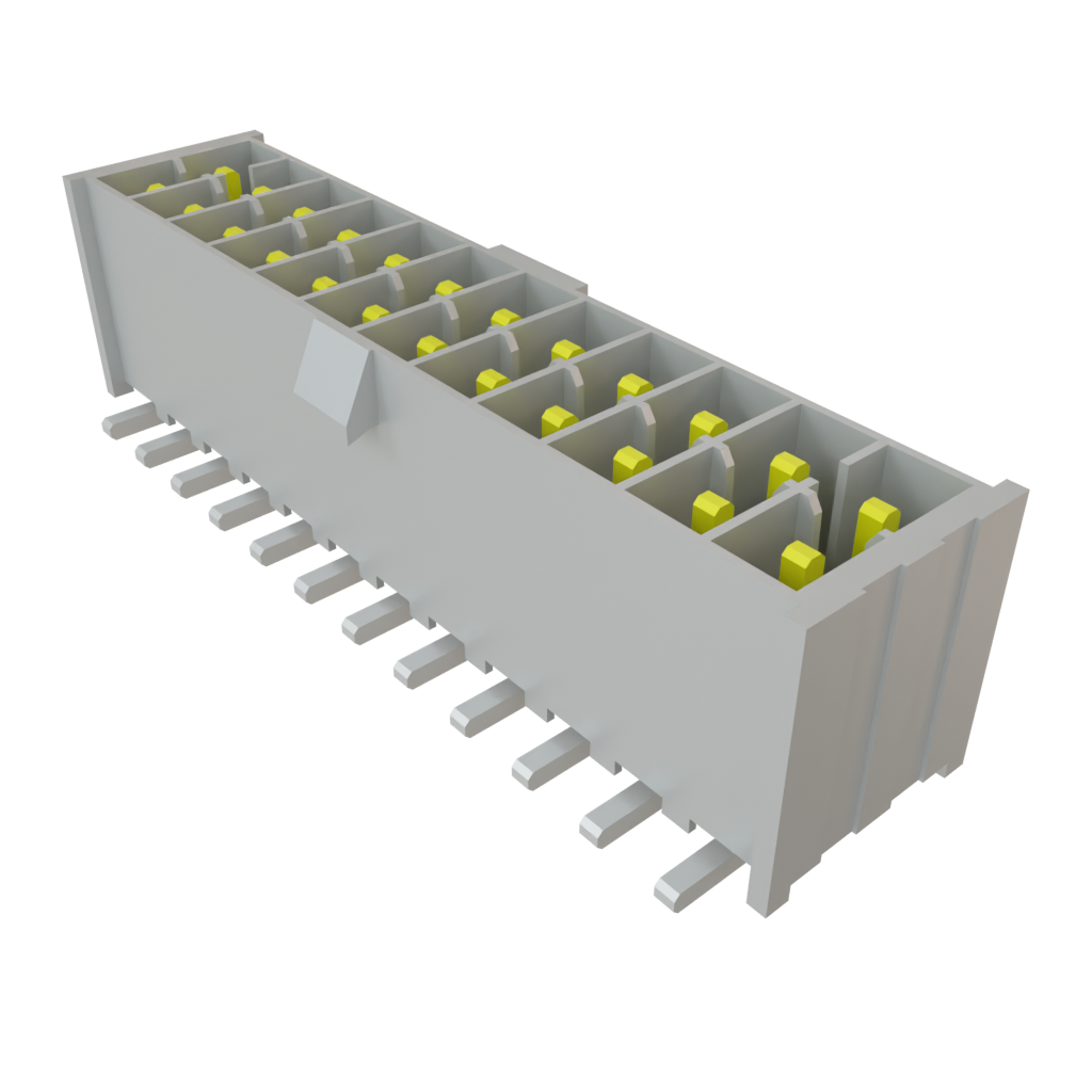 Samtec-IPL1-112-02-L-D-K Piastre connettori e prese PCB Conn Wire to Board HDR 24 POS 2.54mm Solder ST Top Entry SMD Mini Mate® Tube