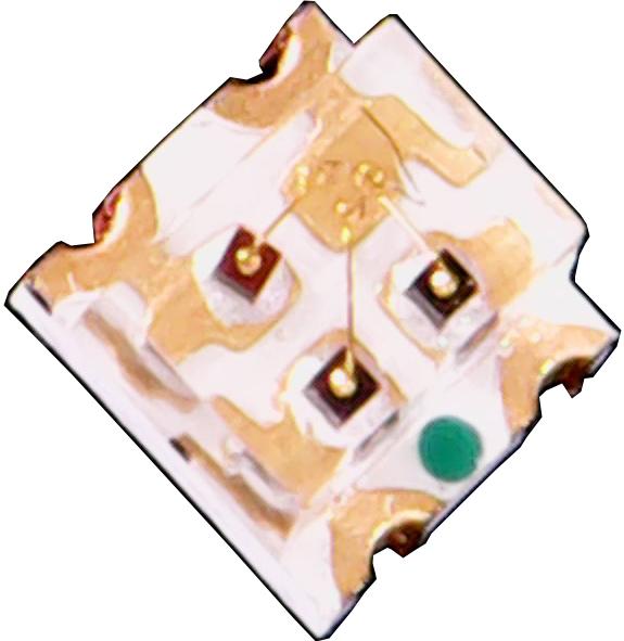 QT-Brightek Corporation-QBLP600-RGB-2897 LED LED Tri-Color Blue/Green/Red 4-Pin Chip 0606 T/R