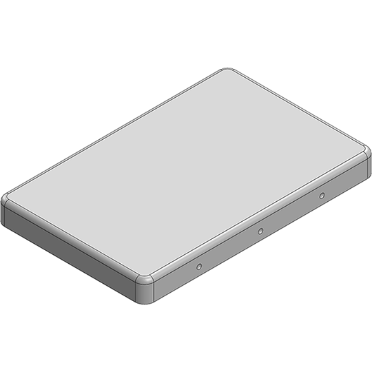 Masach Tech-MS374-10C null 37.8 x 24.3 x 3.5mm Two-piece Drawn-Seamless RF Shield/EMI Shield COVER (CRS)