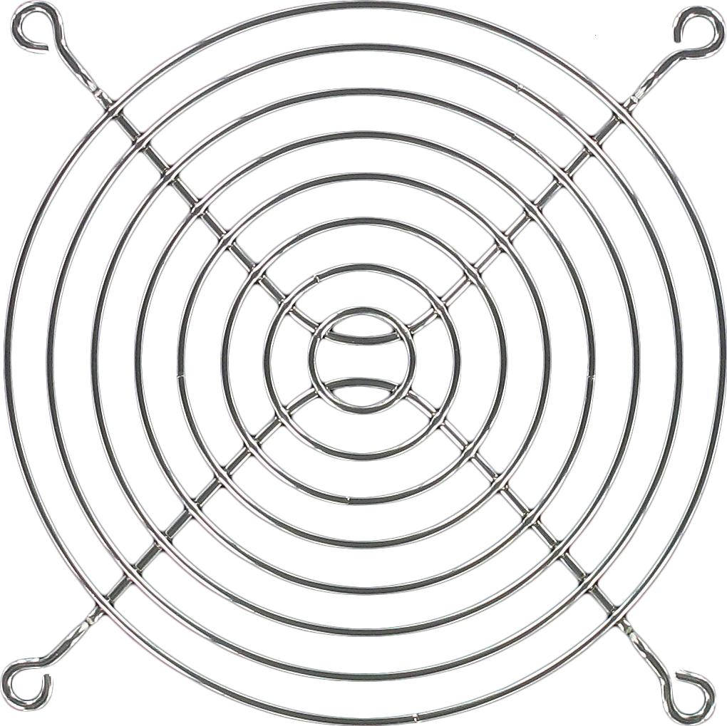 Qualtek Electronics-08130 Wärmemanagement-Zubehör Thrml Mgmt Access Fan Guard 120mm C1008 Steel Bulk