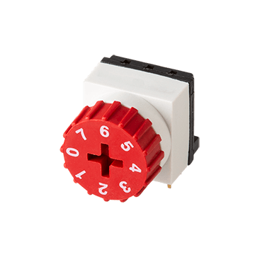 Same Sky (formerly CUI Devices)-RDS3-8S-1012-3-RA-508-D DIP-Schalter Switch DIP N.O./N.C. SP8T 8 Numbered Dial 0.15A 42VDC PC Pins 2.54mm Thru-Hole Tube