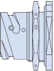 Glenair-ITS4107R32-A30SF7 Conector circular Conn Circular SKT 30 POS Crimp ST Jam Nut 30 Terminal 1 Port