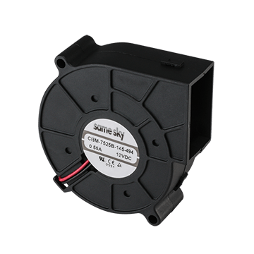 Same Sky (formerly CUI Devices)-CBM-7525B-245-494-22 Gebläse und Lüfter DC Blower Centrifugal Ball Bearing 24V 21.6V to 26.4V 13.35CFM 49.4dB 75.7 X 75.8 X 25mm PWM/Tachometer