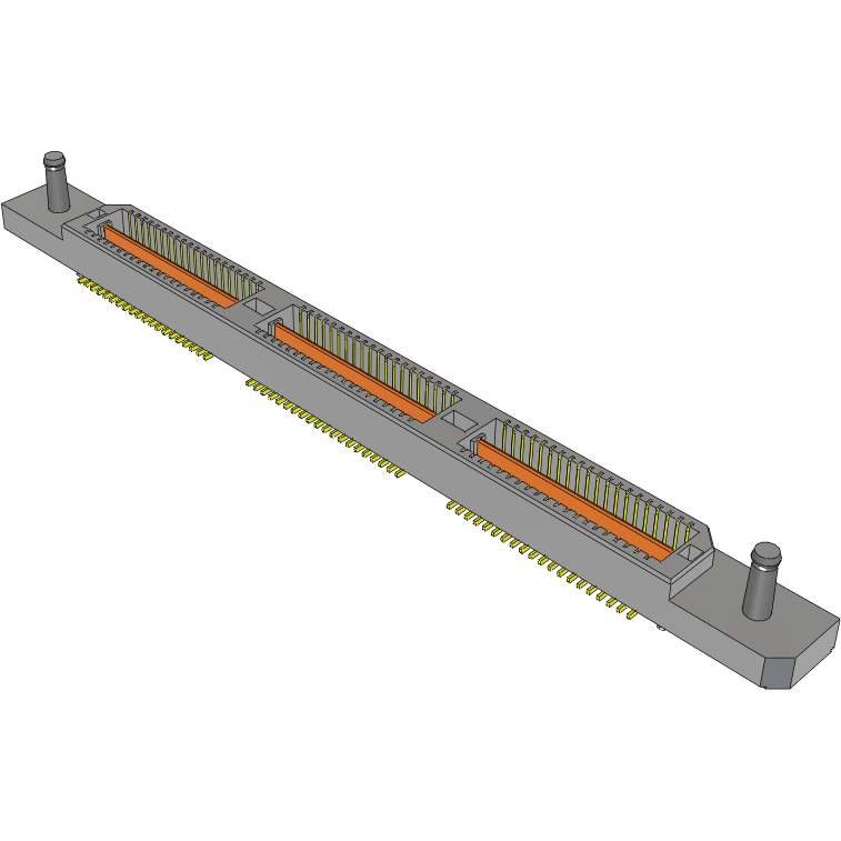 Samtec-QTE-060-01-L-D-A-RT1 Cabezales del conector y receptáculos PCB Conn High Speed Micro Plane HDR 120 POS 0.8mm Solder ST Top Entry SMD Tray