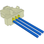Cable Assembly Discrete Wire 0.254m 28AWG Wire to Board 3 POS SKT Crimp Micro Mate™ Bag