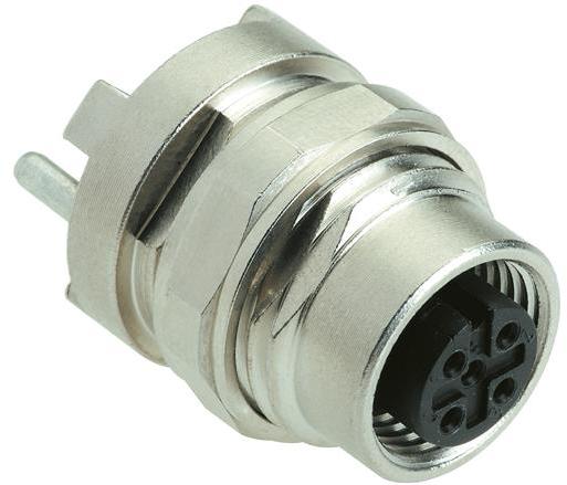 HARTING-21033216520 Steckverbinder, rund Conn M12 Circular SKT 5 POS Solder ST Thru-Hole 5 Terminal 1 Port