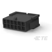 TE Connectivity-1-794615-2 Einzeladersteckverbinder, Gehäuse Conn Housing PL 12 POS 3mm Crimp ST Panel Mount Black Bag