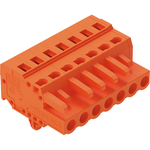 1-Conductor Female Plug, Snap-in mounting feet, 2.5 mm2, Pin spacing 5.08 mm, 7-pole