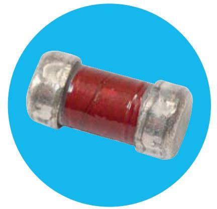IRC-SMC11001004FLF Ensamble fijo de resistor en una sola superficie Res Metal Glaze 2512 1M Ohm 1% 1W ±100ppm/°C Melf Pad SMD T/R
