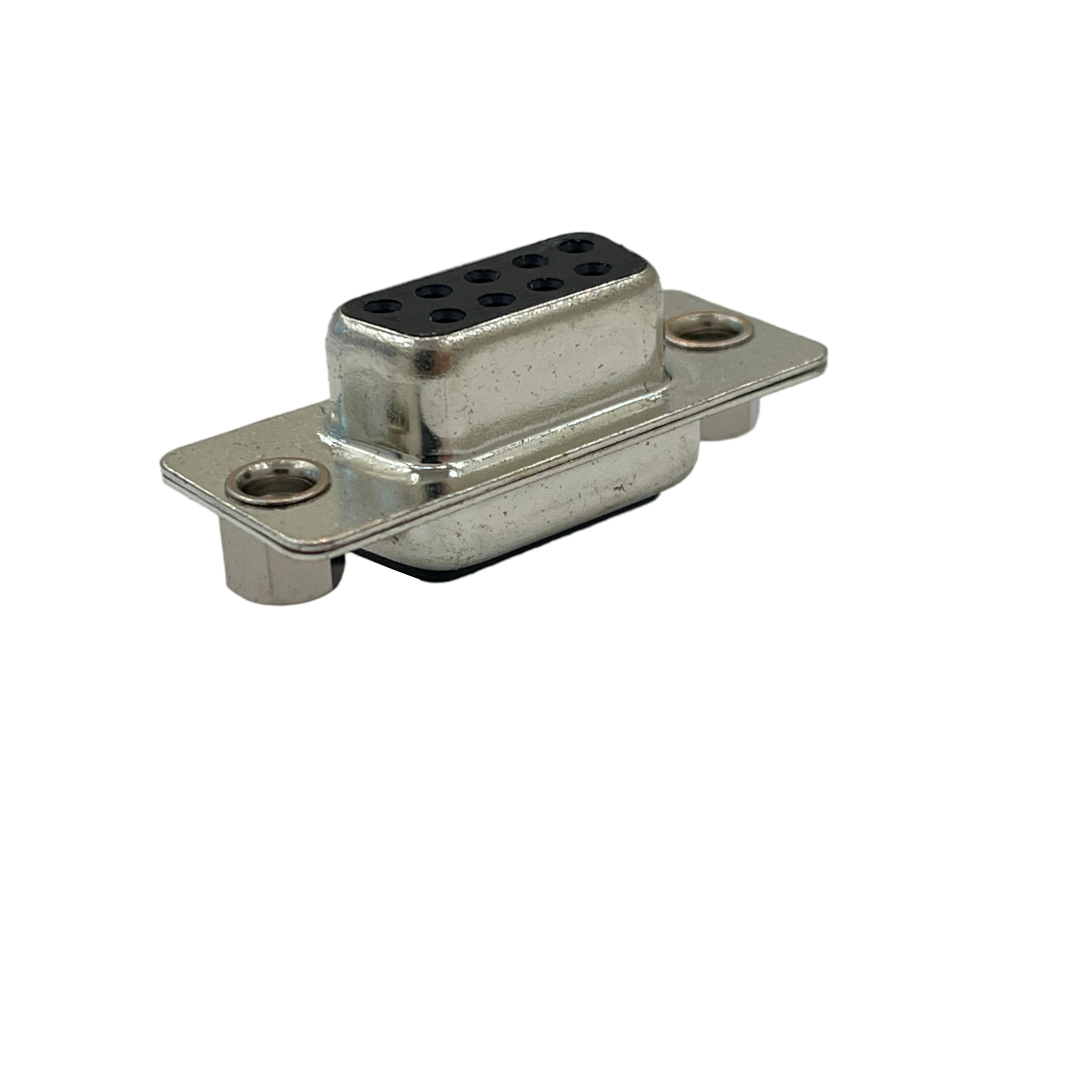 ADAM TECH-DE09-SD-SL Steckverbinder, D-Sub Conn D-Sub SKT 9 POS Solder Cup ST Cable Mount 9 Terminal 1 Port Tray