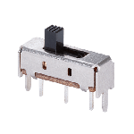 Switch Slide ON ON SPDT Raised Slide 0.3A 50VDC 10000Cycles PC Pins Thru-Hole