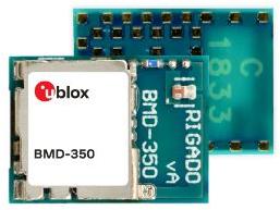 u-blox-BMD-350-A-R 蓝牙 Bluetooth v5.0 (BLE) SMART SOC IoT 2Mbps 3V 47-Pin SMD Module T/R