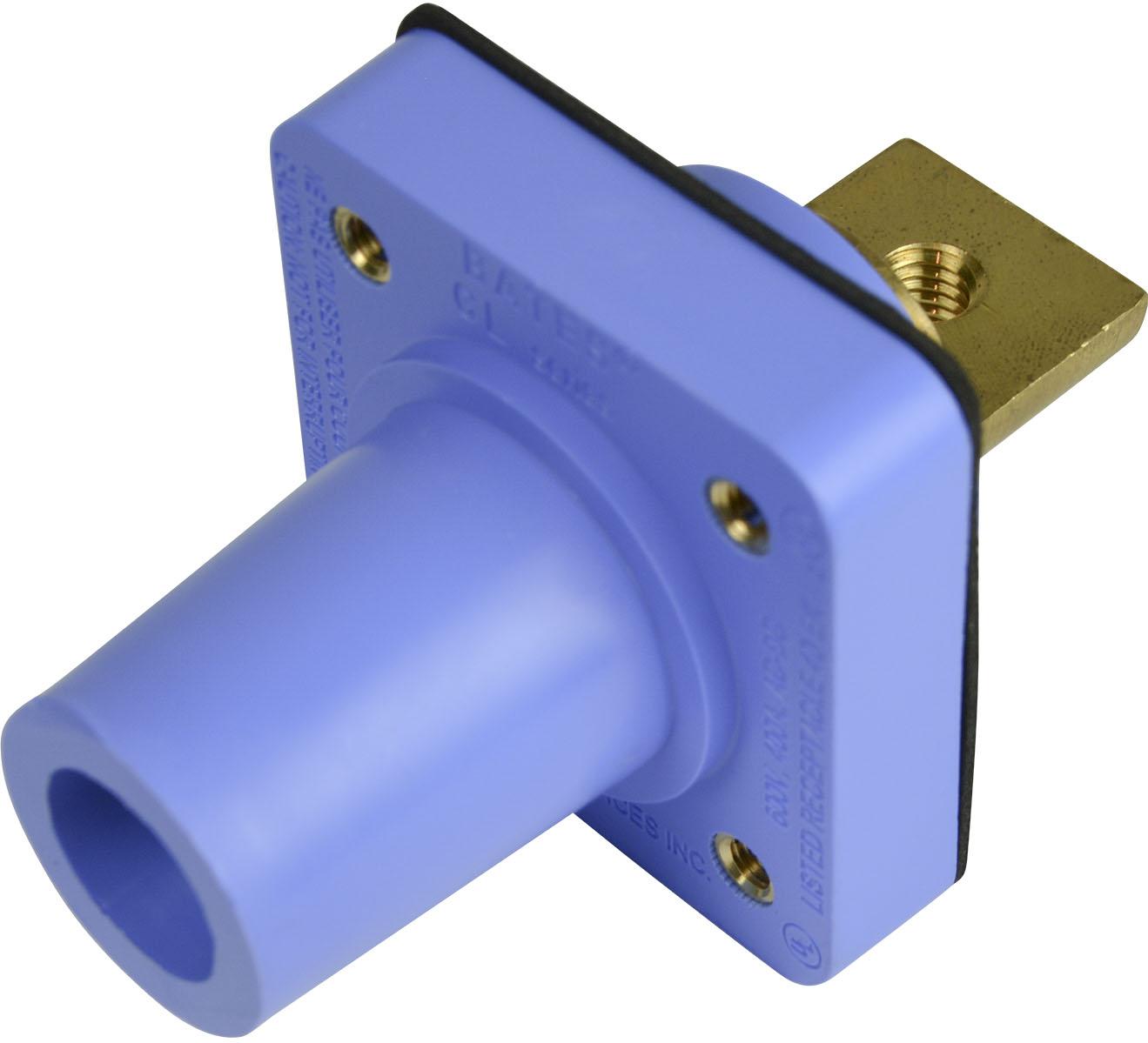 Marinco-CL40FRB-BB-D Steckverbinder CL Series Panel Mounts (400A / 600V) 2/0 - 4/0 AWG Female Bus Bar - Blue (D )