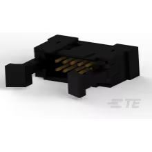 TE Connectivity-1-111504-4 Steckverbinderleisten und Leiterplattenbuchsen Conn Ejector Header HDR 10 POS 2.54mm IDT RA Side Entry Cable Mount Tray
