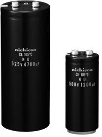 Nichicon-LNU2H152MSEFBN Kondensator, Aluminium Cap Aluminum Lytic 1500uF 500V 20% (51 X 135mm) Screw 6.6A 5000h 105°C Bulk