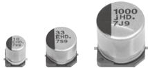 Panasonic-EEE-HD1H220P Kondensator, Aluminium Cap Aluminum Lytic 22uF 50V 20% (8 X 6.2mm) SMD 0.05A 5000h 105°C Automotive T/R