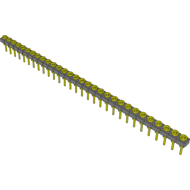 Samtec-SL-130-G-11 Steckverbinderleisten und Leiterplattenbuchsen Conn Socket Strip SKT 30 POS 2.54mm Solder ST Top Entry Thru-Hole Bulk