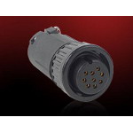 Conn Circular SKT 3 POS Solder Cup ST Cable Mount 3 Terminal 1 Port