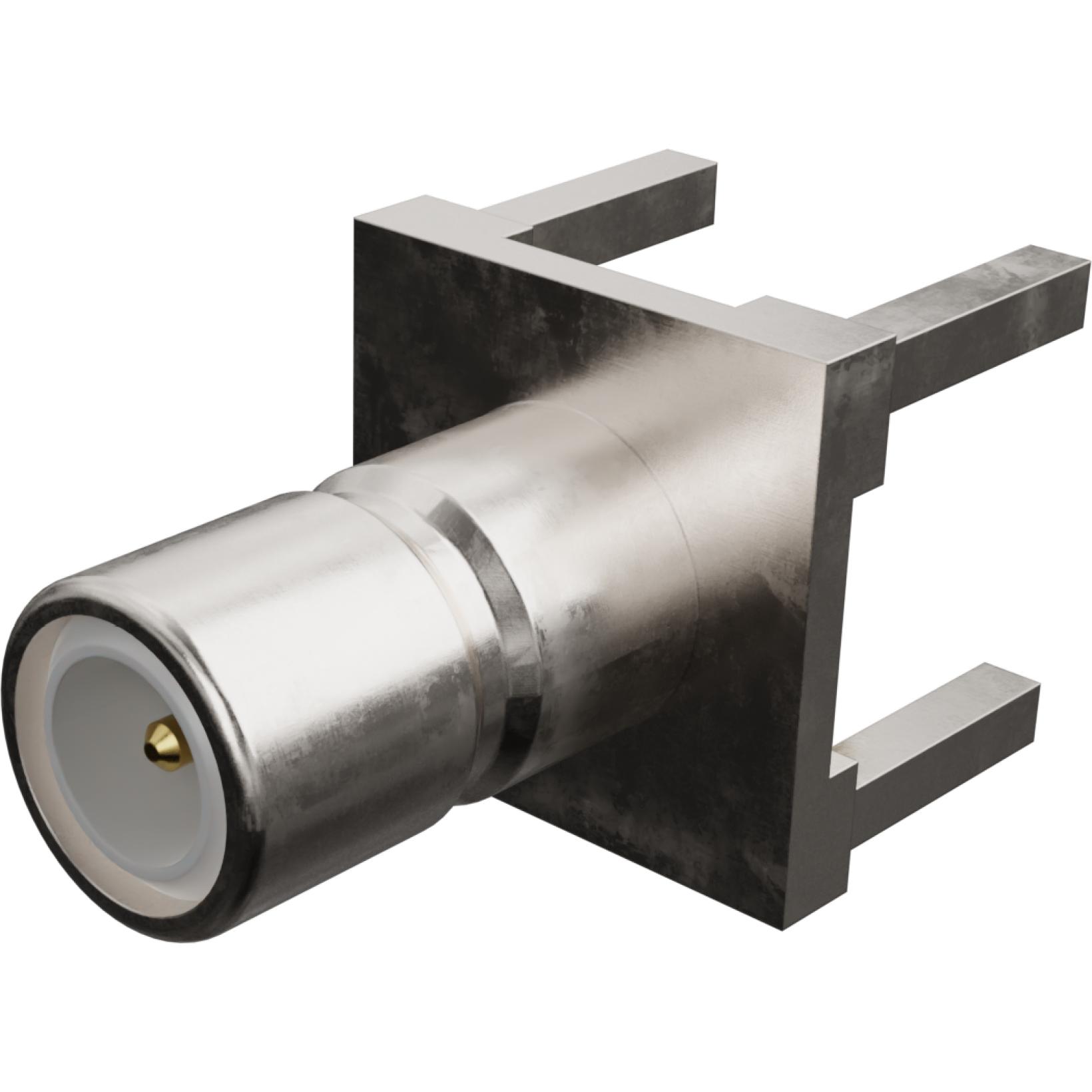 Molex-73100-0207 Connector RF Conn SMB 6GHz 50Ohm Solder ST Thru-Hole RCP Gold Tray