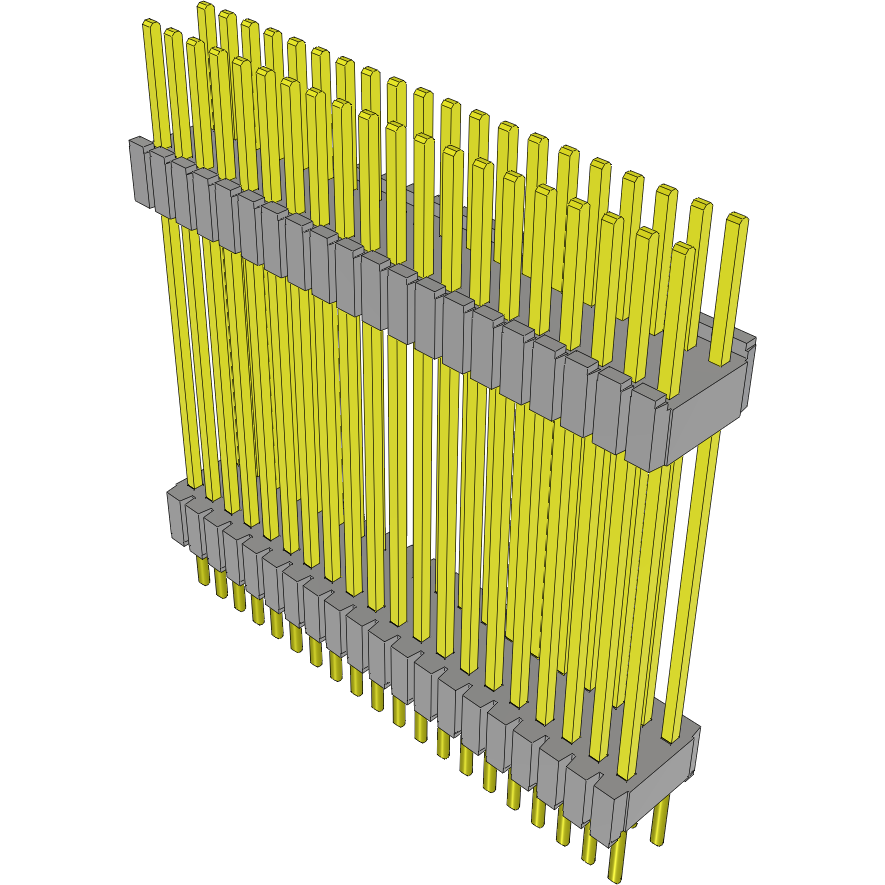 Samtec-DWM-20-61-G-D-755 Steckverbinderleisten und Leiterplattenbuchsen Conn Board Stacker HDR 40 POS 1.27mm Solder ST Thru-Hole Tube