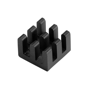 Same Sky (formerly CUI Devices)-HSB02-101007 Disipador de calor Heat Sink Passive BGA Pin Array Adhesive Aluminum 6063-T5 16.5°C/W Black Anodized